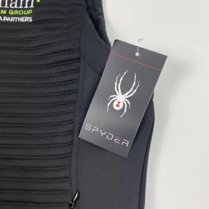 Spyder Vest Womens Medium Black Full Zip Quilted Softshell Latham Biopharm Group thumbnail 3
