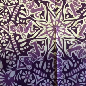 Purple Grateful Dead bears n flowers NWT bandana thumbnail 3