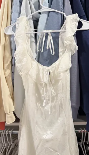Selfie Leslie White Dress Mini thumbnail 1