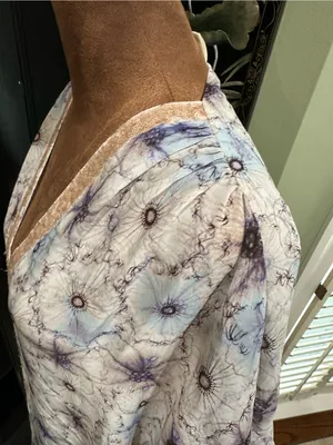 One September “Lyla” Sheer Sequin Floral Tunic – One Size (Fits XS–XL) thumbnail 4