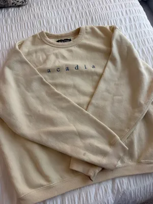 Vintage Baby Yellow Acadia Sweatshirt thumbnail 1