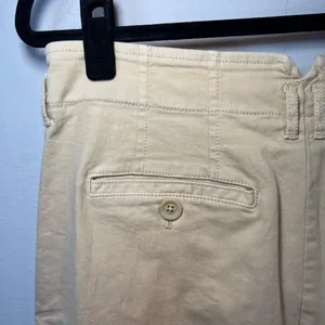 Maeve Anthropologie Remi Wide Leg Cropped Pants Beige High Waist Culottes Size 8 thumbnail 15