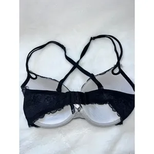 Victoria's Secret Sexy Little Things Lace‎ Push Up Bra 34DD Black thumbnail 2