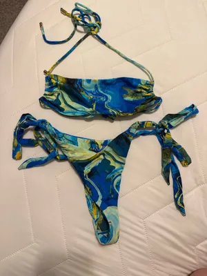 Kamari swim bikini set Blue Size XS/S thumbnail 1