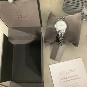 NWT BULOVA STAINLESS STEEL QUARTZ WATCH‎ thumbnail 7