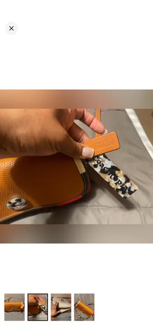 Coachtopia Coach Mini Wavy Dinky Bag Cloud Leather thumbnail 2