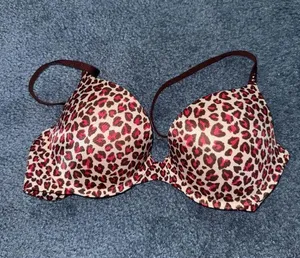 Victoria's Secret PINK Cheetah Print Uplift Bra thumbnail 1