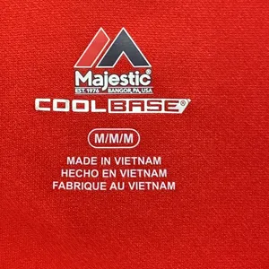 Majestic Chicago Blackhawks red zip-up pullover thumbnail 4