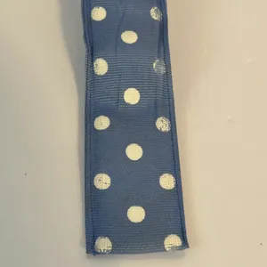 Eliza B Belt Polka Dot‎ Blue White D Ring Small thumbnail 6