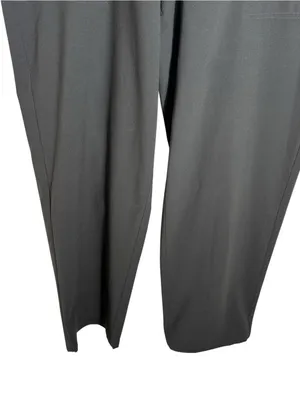 Lafayette 148 Pull On Straight Leg Pants Brown XL Stretch Waist Pockets thumbnail 5