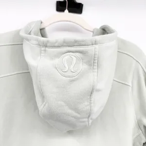 Lululemon Womens Cotton‎ Sea Breeze Cool & Collected Zip Hoodie Jacket Size 6 thumbnail 6