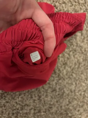 Lululemon Hotty Hot 2.5" High Rise Shorts Cherry Mist  thumbnail 3