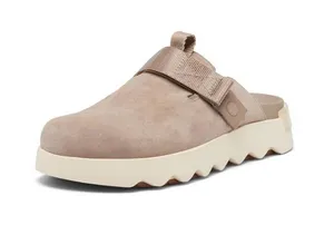 Sorel Women's Taupe Suede Slip-On Clog Mule thumbnail 1