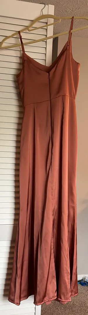 Silk Birdy Grey Bridesmaid Dress thumbnail 2
