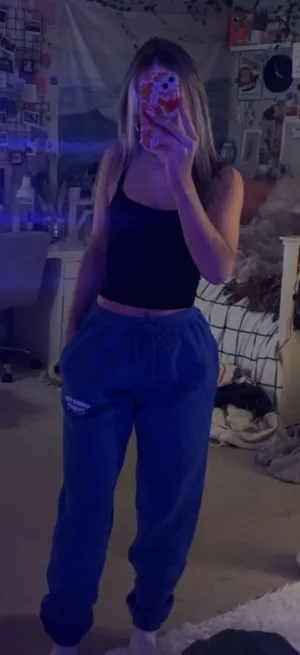 white fox sweatpants thumbnail 5