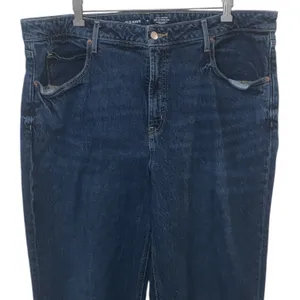 Old Navy Extra High Rise Sky Hi Wide Leg Blue Jeans Woman’s 18 thumbnail 2