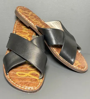 Sam Edelman Gertrude Black Slip-On Sandals Women’s Size 7.5 thumbnail 1