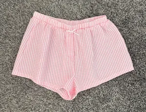 Altar'd State Pink Gingham Shorts thumbnail 1
