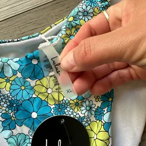Lulus blue floral women’s bikini bottom Size XL thumbnail 7
