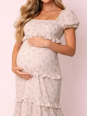 MARBLE floral dress Pink Size M thumbnail 1