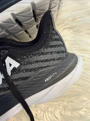 Hoka Black and White Athletic Running Shoes size 8B good condition thumbnail 2