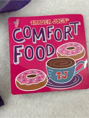 Trader Joe's Comfort Foods 6 Gallon Reusable Grocery Tote Bag Limited Edition thumbnail 2
