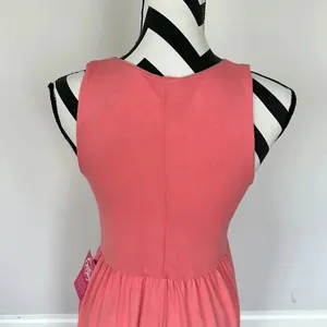 NWT‎ Closet Candy Coral Maxi Dress Sz M thumbnail 3