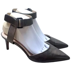 Louise et Cie Grettah Iron Pewter 3" Pointed Toe Sandals Heels‎ Party Event 9 thumbnail 6
