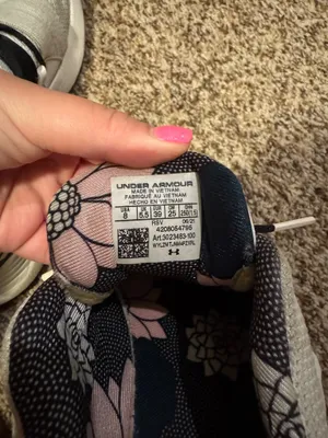 White Under Armour Athletic Shoes thumbnail 3