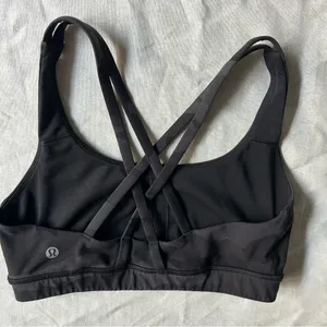 Lululemon Black Camouflage Sports Bra thumbnail 4