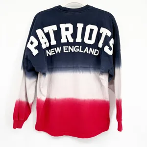Fanatics‎ Womens New England Patriots Ombre Spirit Jersey Long Sleeve Shirt XS thumbnail 7