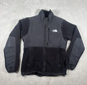The‎ North Face Denali Jacket Womens Small Black Fleece Full Zip Polartec thumbnail 1