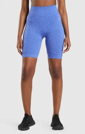 Gymshark Blue Cycling Shorts thumbnail 1