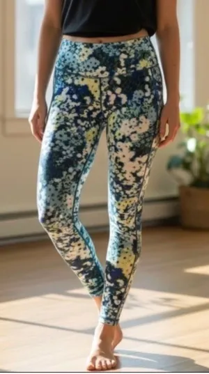 NEW Aerie OFFLINE Goals 3D Floral High Rise Leggings Women's Size‎ XS Gym Girl thumbnail 1