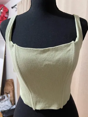 Corset top Green thumbnail 1