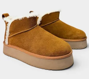 Koolaburra by UGG Koola Ultra Mini Platform Boots Cognac Womens 7 New thumbnail 1