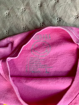 Nirvana Tee Pink Size L thumbnail 2