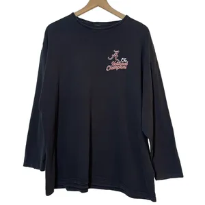 University of Alabama Size XL Black‎ 2009 National Champions Long Sleeve Shirt thumbnail 1