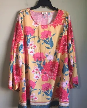 NWOT Umgee medium bright and breezy tunic‎ thumbnail 1