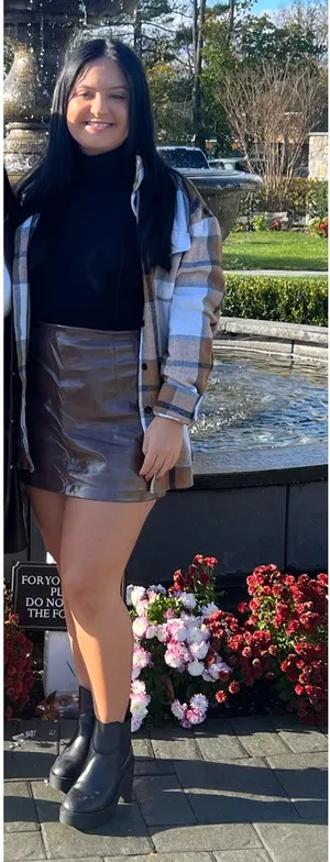Abercrombie and Fitch Brown Vegan Leather Skort thumbnail 2