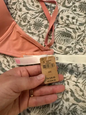 PINK Victoria's Secret Bra Pink T-Shirt thumbnail 4