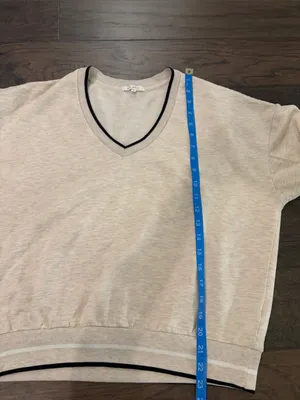 Z Supply V-Neck Sweatshirt Sz S thumbnail 8