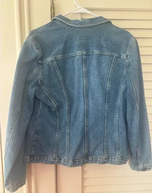 Vintage Denim Jacket Blue Size L thumbnail 2