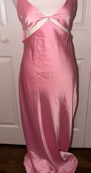NWT Pepermayo Pretty In Pink Maxi Dress - Rose Quartz Size 6 thumbnail 1