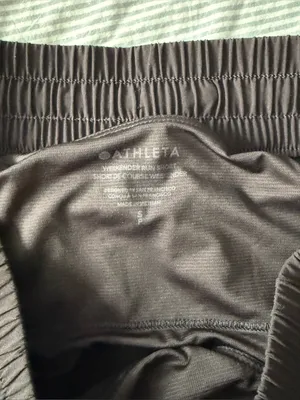 Athleta Black Women's Athletic Shorts with High Elastic Waist, size S thumbnail 4