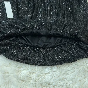 Venus Black Sequin mini Skirt thumbnail 6