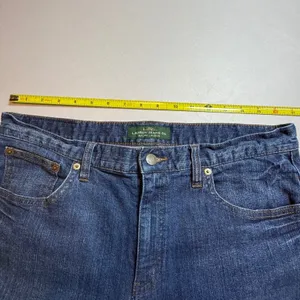 Lauren Ralph Lauren Jeans Co Dark Wash Straight‎ Leg Denim Jeans Women 12 LRL thumbnail 4