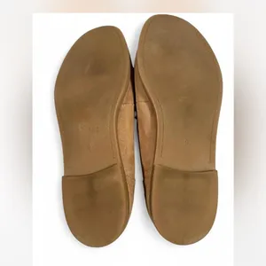 Old Navy Faux Suede Penny Loafers Tan Beige City Loafers Size 9 thumbnail 7