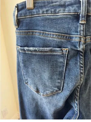 Risen NWT high rise wide leg Jean in medium wash thumbnail 4