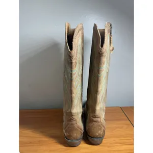 Ariat Lucinda Cowgirl Boots Size 8.5B 10016308 High Top Leather Western Rodeo thumbnail 2